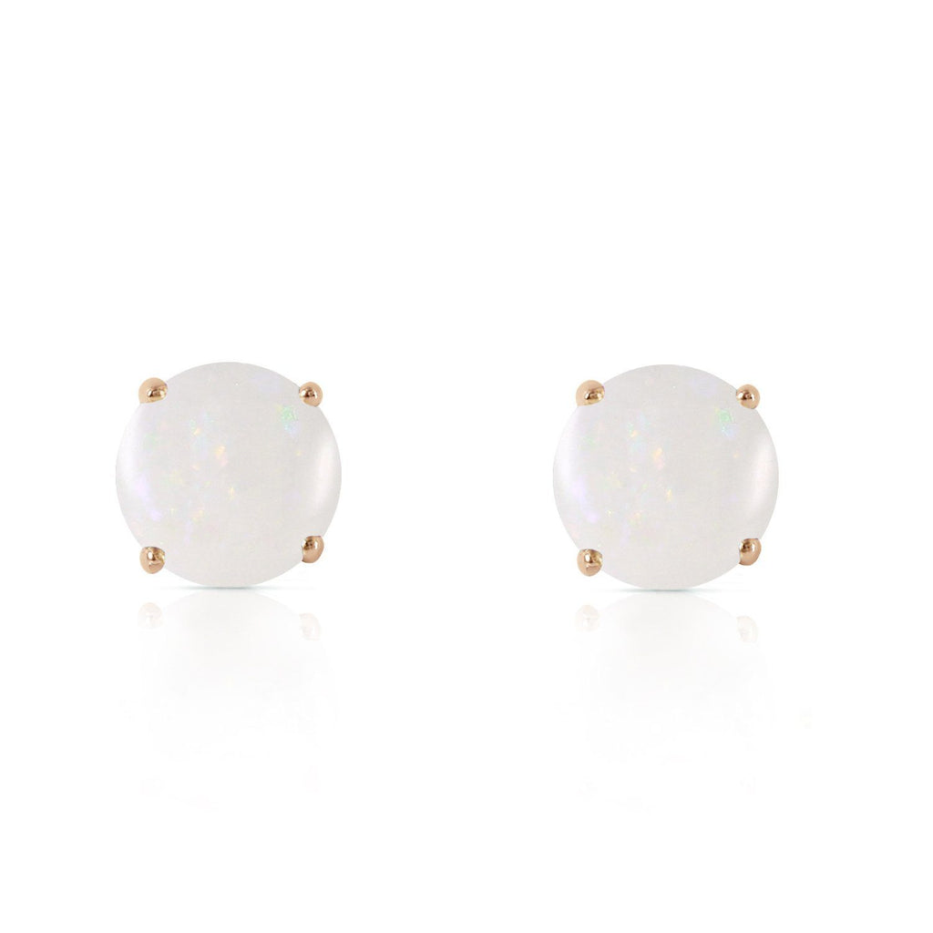 0.7 Carat 14K Gold Opal Guest Opal Earrings