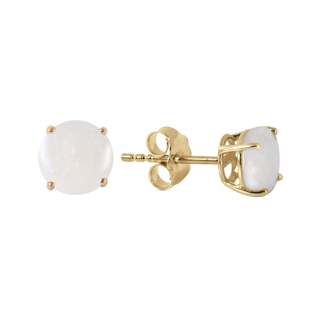 0.7 Carat 14K Rose Gold Lulu Opal Stud Earrings