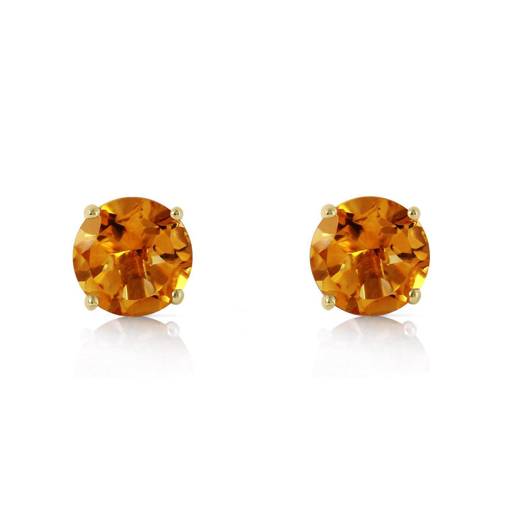 0.95 Carat 14K Solid Gold Somebody To Love Citrine Earrings