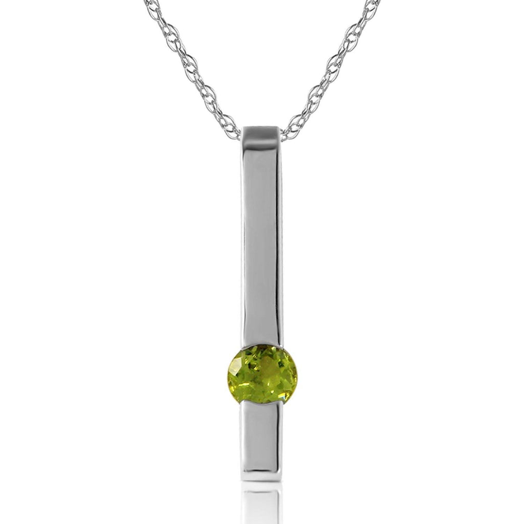 0.25 Carat 14K Gold Love Comes Naturally Peridot Necklace