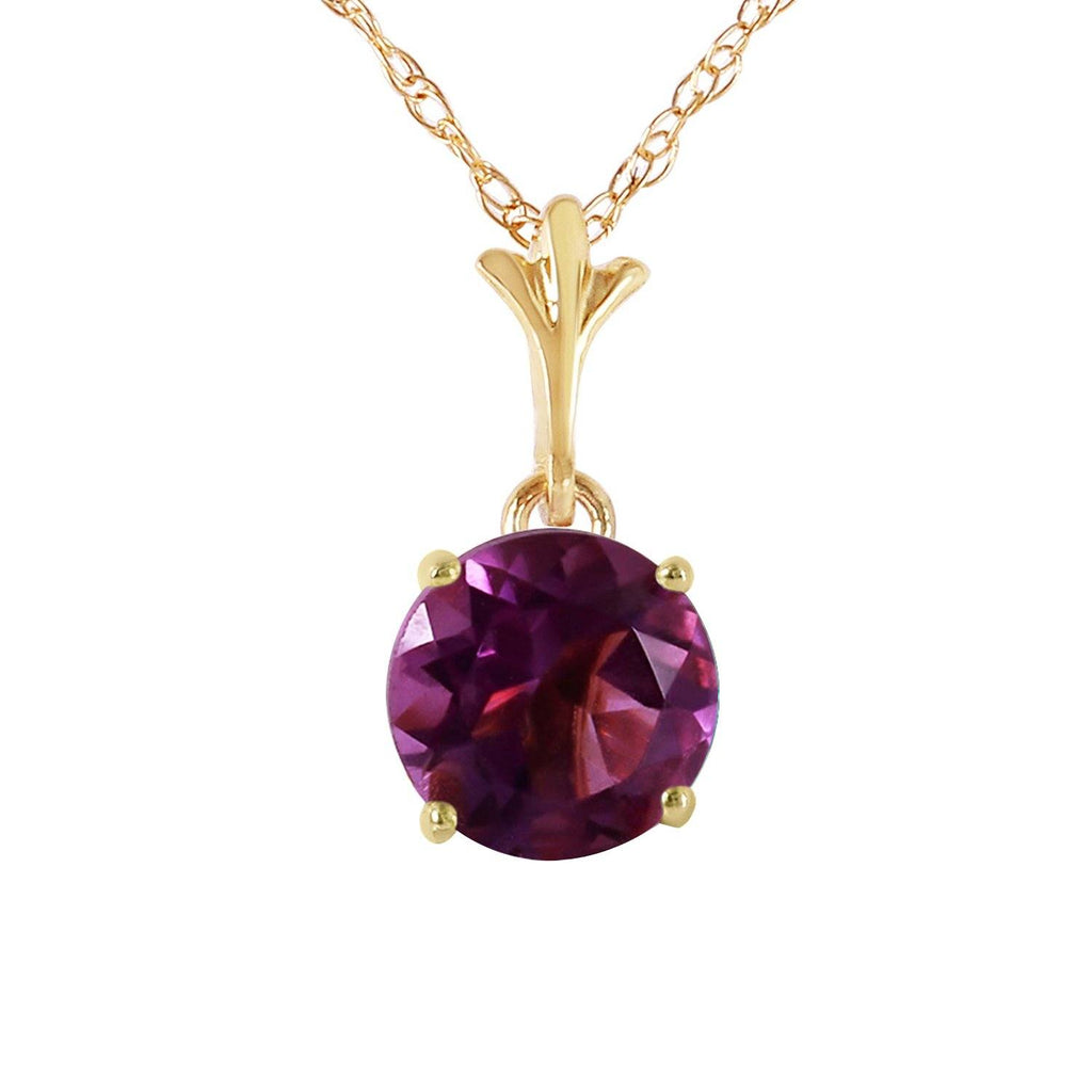 1.15 Carat 14K Gold Love Your Smile Amethyst Necklace