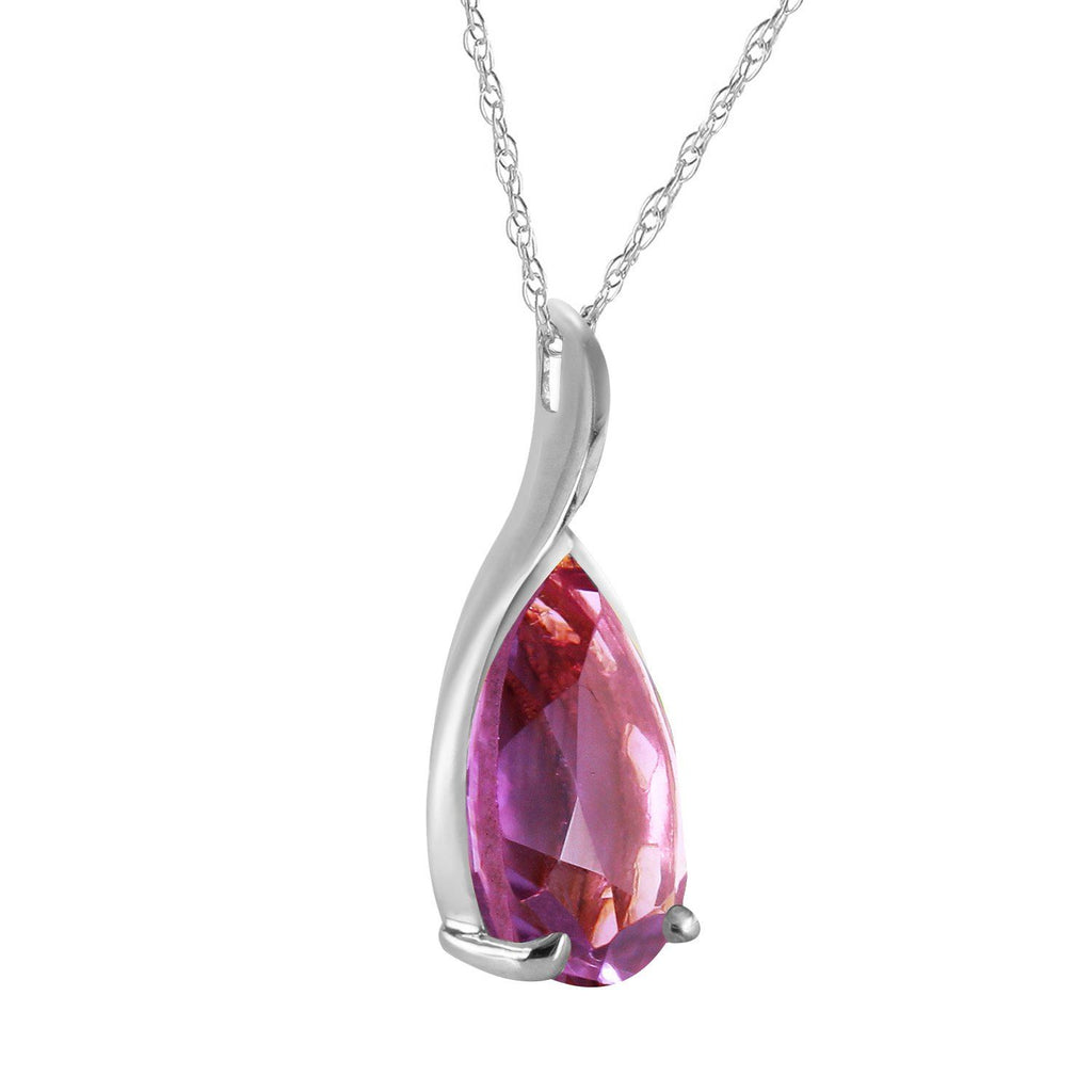 14K Rose Gold Natural Purple Amethyst Necklace Jewelry Series