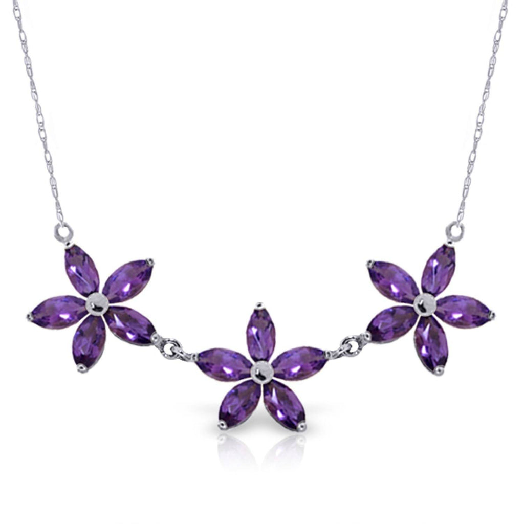 4.2 Carat 14K Gold House Of Mirth Amethyst Necklace
