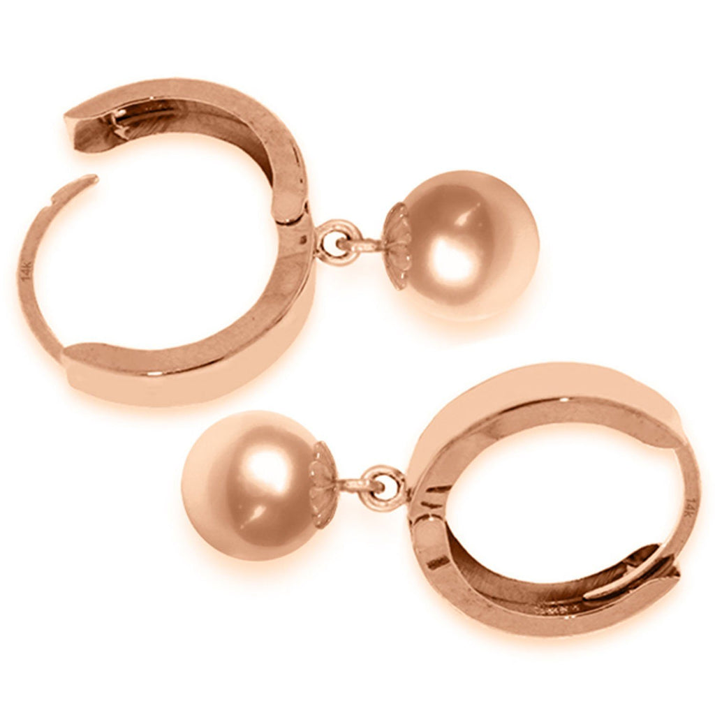 14K Gold Balldrop Dangling Earrings