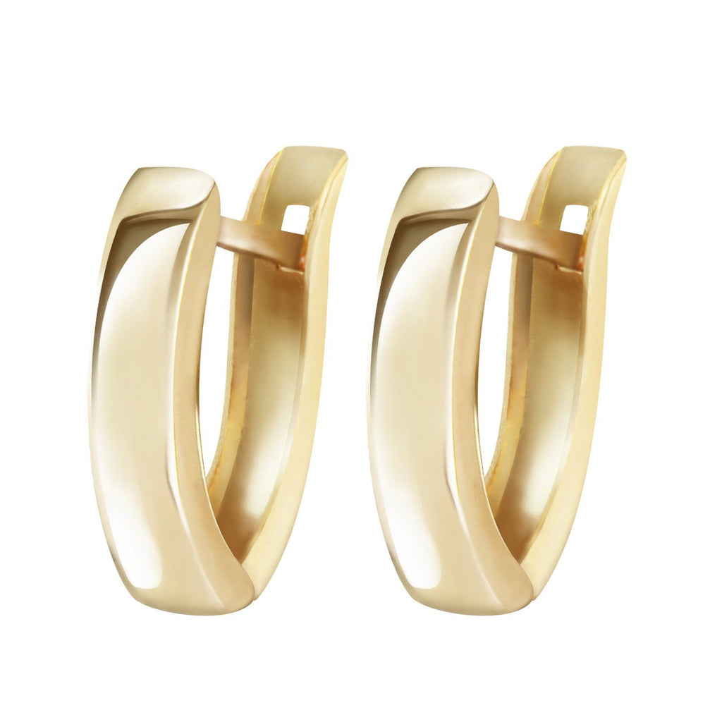 14K Gold Precious Gift Huggie Earrings