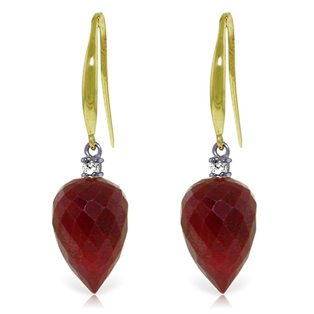 26.2 Carat 14K Solid Rose Gold Fish Hook Earrings Diamond Ruby Get this Genuine Gemstone Fine Jewelry IN Solid 14K Gold 26.2 Carat 14K Solid Rose Gold Fish Hook Earrings Diamond Ruby Get this Genuine Gemstone Fine Jewelry IN Solid 14K Gold