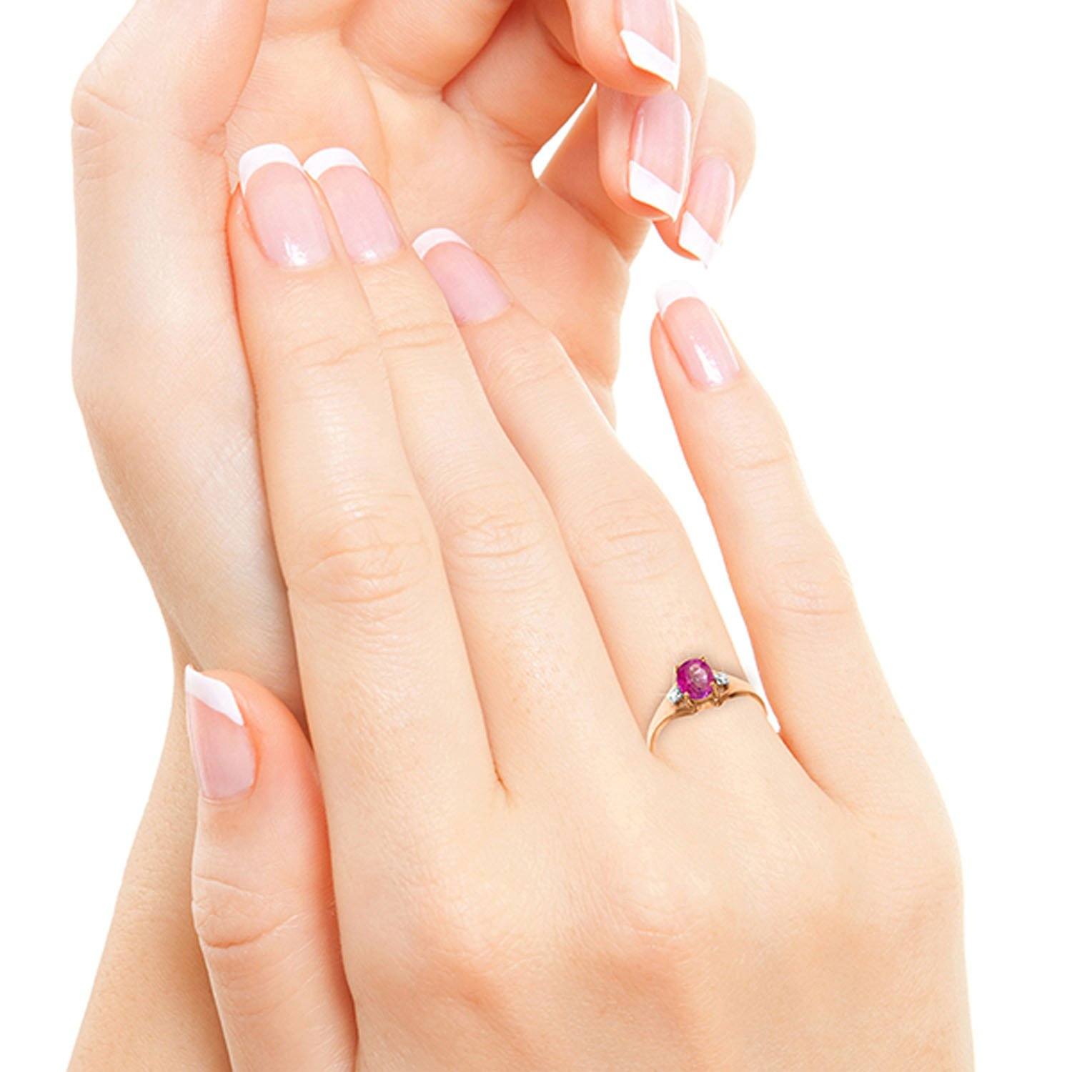 Gems en Vogue 5.63ctw Pink Topaz & White Zircon Double Halo Ring